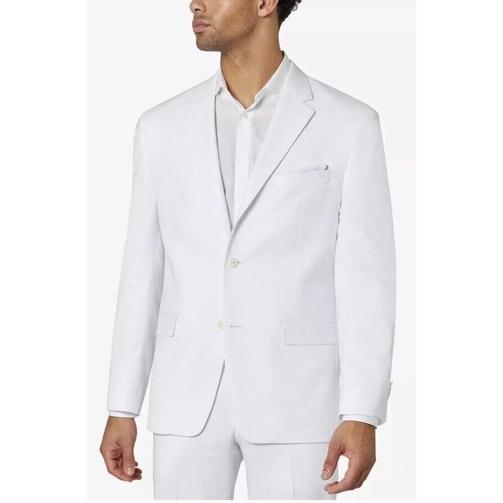 SEAN JOHN Men's Suit Jacket Blazer White Classic-Fit New Multiple Sizes $360​​